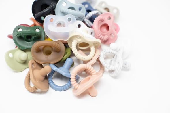 SILI SOOTHER PACIFIER - ROUND (MANY COLORS TO CHOOSE FROM)