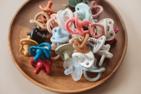 SILI SOOTHER PACIFIER - ROUND (MANY COLORS TO CHOOSE FROM)