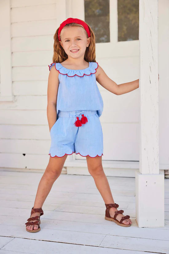 RICHMOND SHORTS - BLUE CHAMBRAY