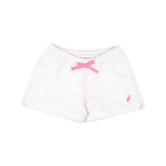 CHERYL SHORTS - WORTH WHITE/HAMPTONS HOT PINK