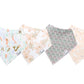 BANDANA BIB SETS - 4PK MORE OPTIONS AVAIL.