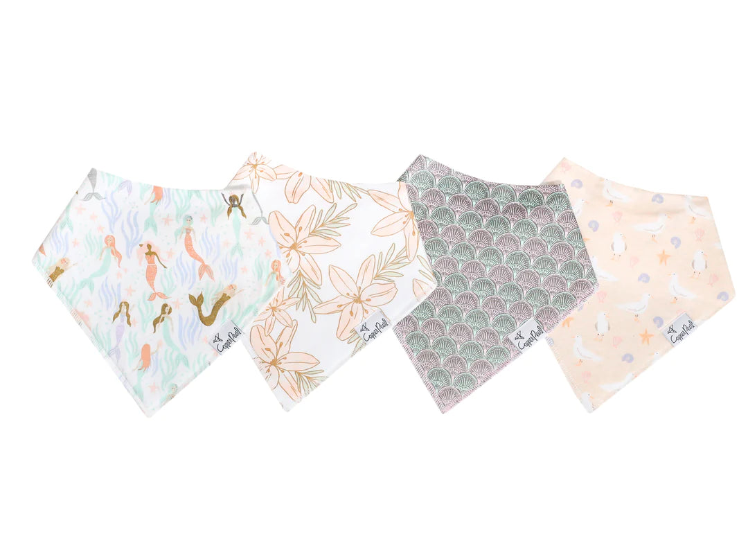 BANDANA BIB SETS - 4PK MORE OPTIONS AVAIL.