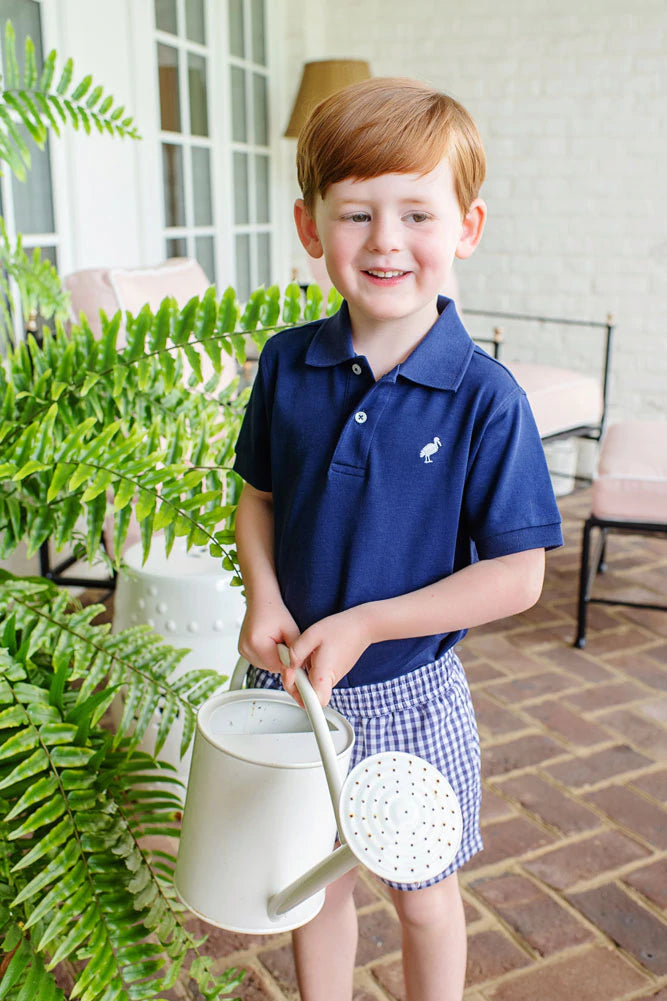 PRIM & PROPER POLO - NANTUCKET NAVY