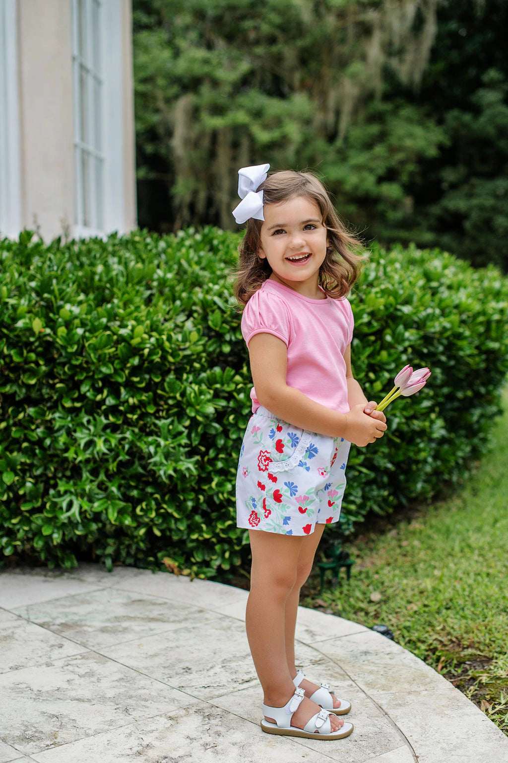 SHIRLEY SHORTS EYELET BONITA BLOOMS
