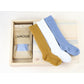 RIBBED KNEE HIGH SOCKS - MUSTARD