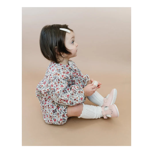 DOTTIE SCALLOPED T-STRAP MARY JANE - PINK