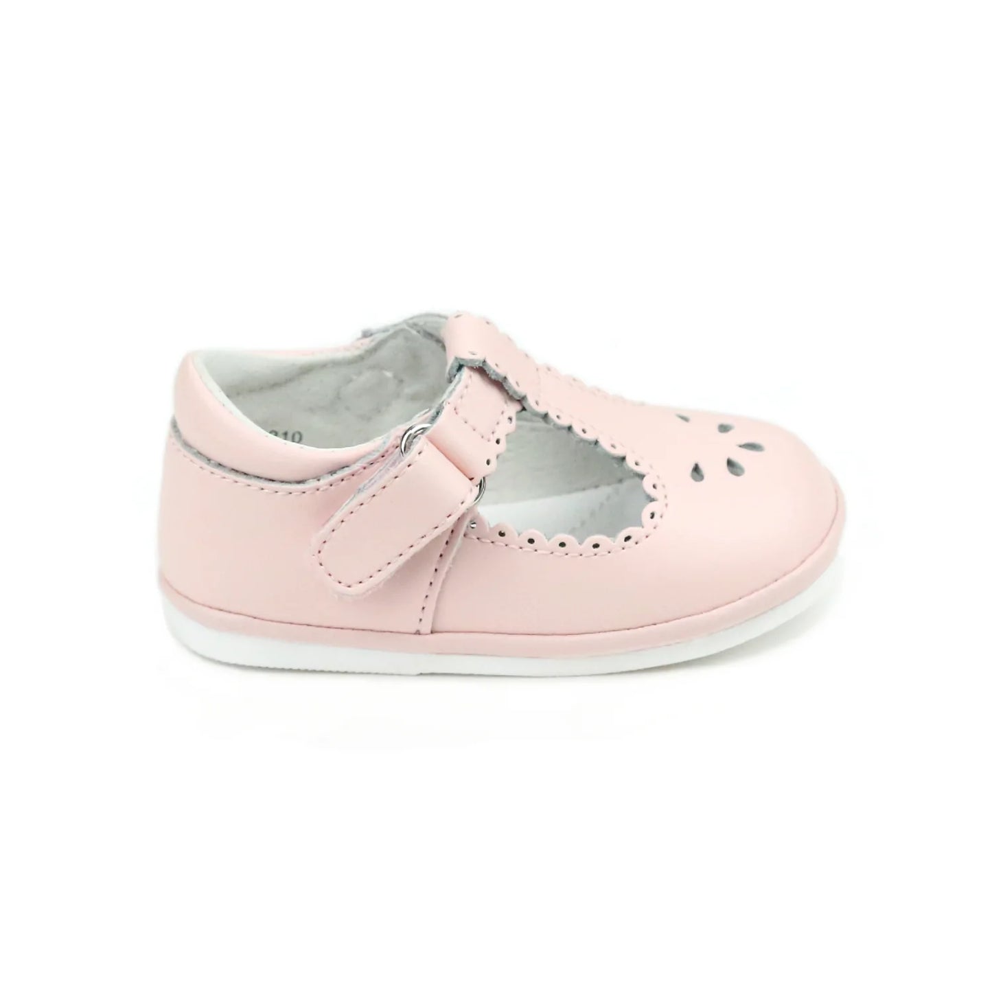 DOTTIE SCALLOPED T-STRAP MARY JANE - PINK