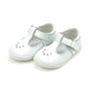 DOTTIE SCALLOPED T-STRAP MARY JANE (BABY) - WHITE