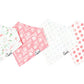 BANDANA BIB SETS - 4PK MORE OPTIONS AVAIL.