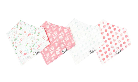 BANDANA BIB SETS - 4PK MORE OPTIONS AVAIL.