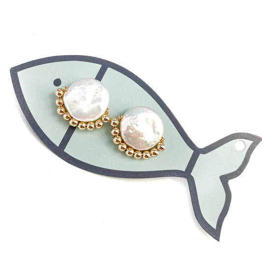 DAPPER STUDS - GOLD METAL BEADS