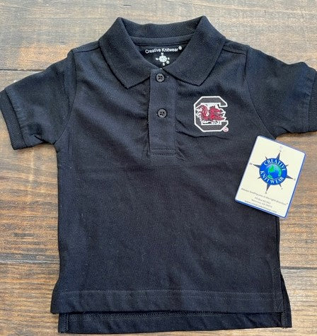 GAMECOCK POLO BLACK SHIRT