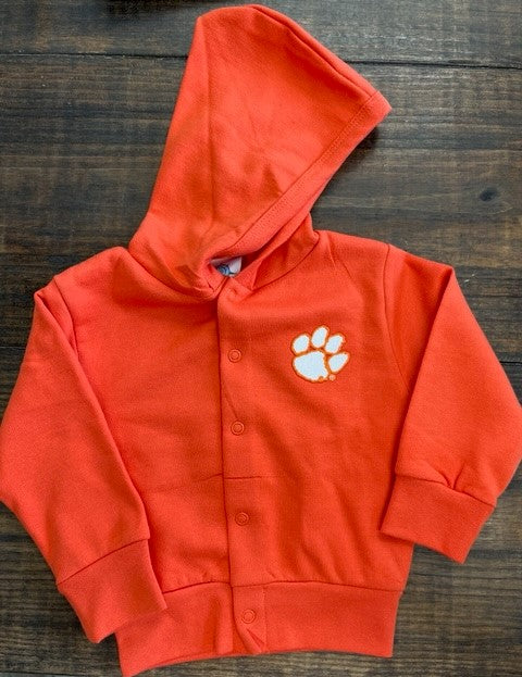 CLEMSON HOODED SNAP JACKET