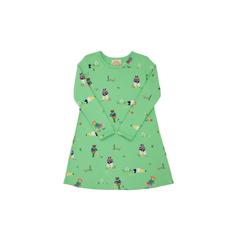 LONG SLEEVE POLLY PLAY DRESS - HART'S CROQUET SOIREE