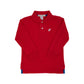 LS PRIM AND PROPER POLO PIMA - RICHMOND RED/WHITE STORK