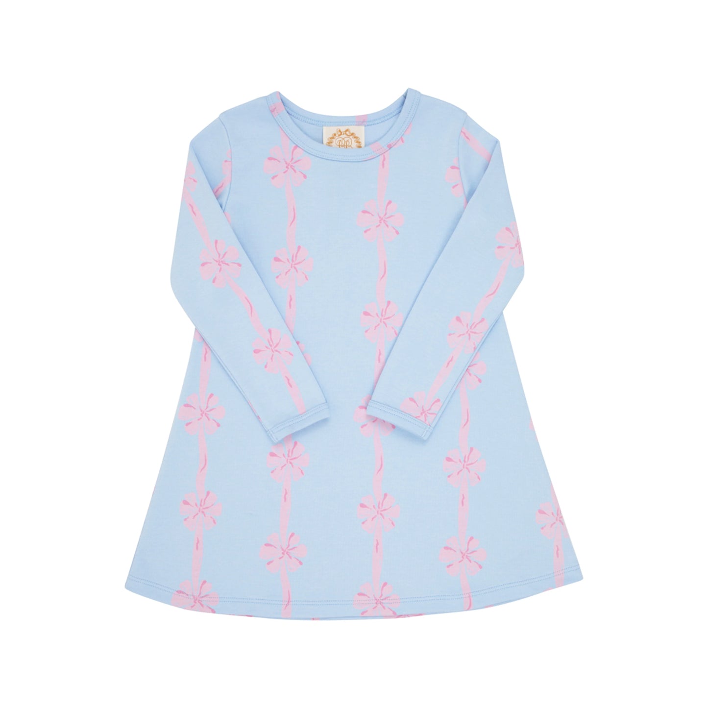 LONG SLEEVE POLLY PLAY DRESS - NO BOW NO GO