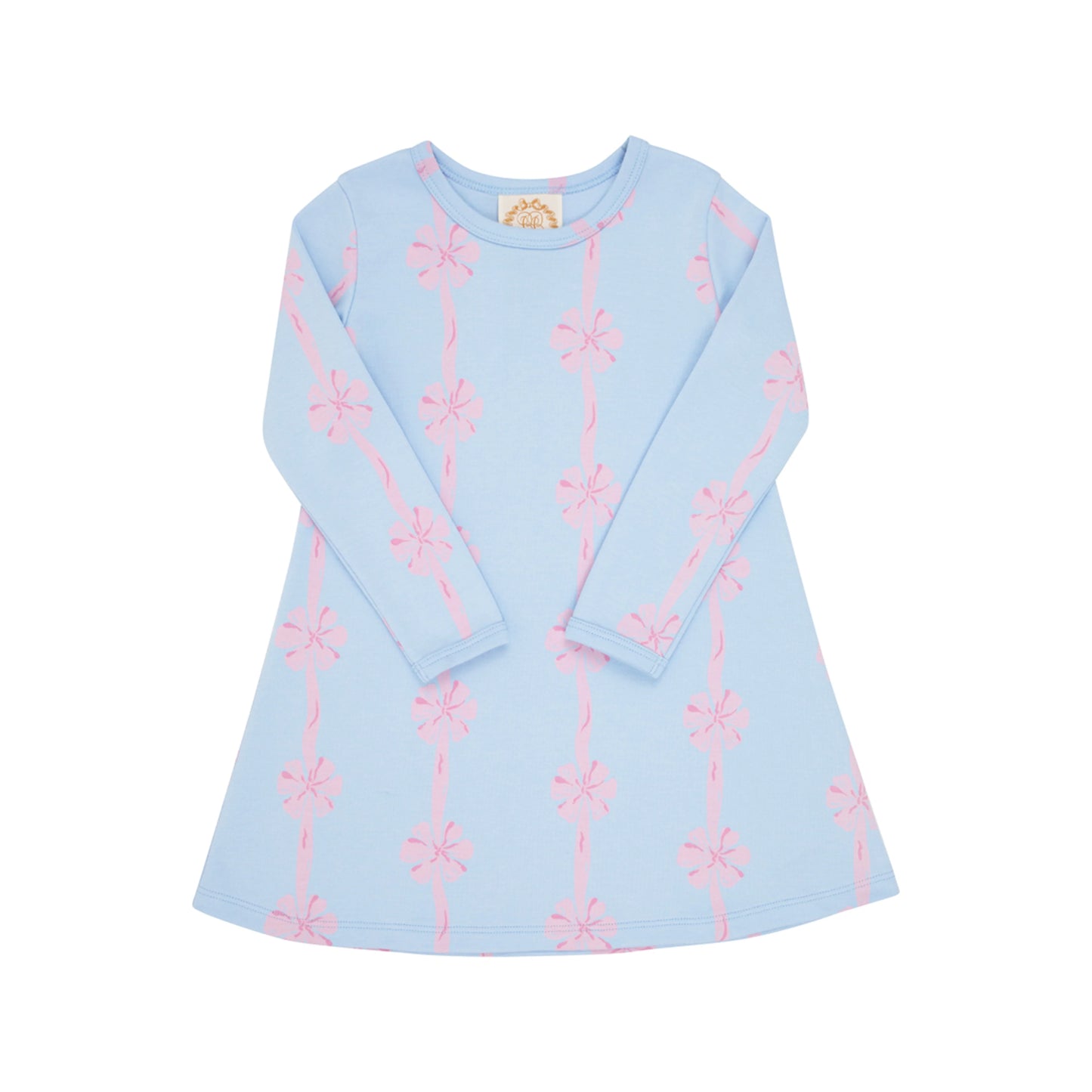 LONG SLEEVE POLLY PLAY DRESS - NO BOW NO GO