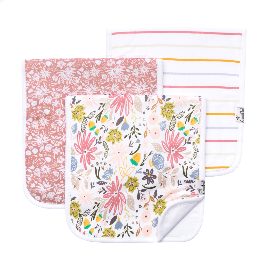 BURP CLOTH SET - 3PK MORE OPTIONS AVAIL.