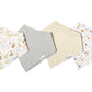 BANDANA BIB SETS - 4PK MORE OPTIONS AVAIL.