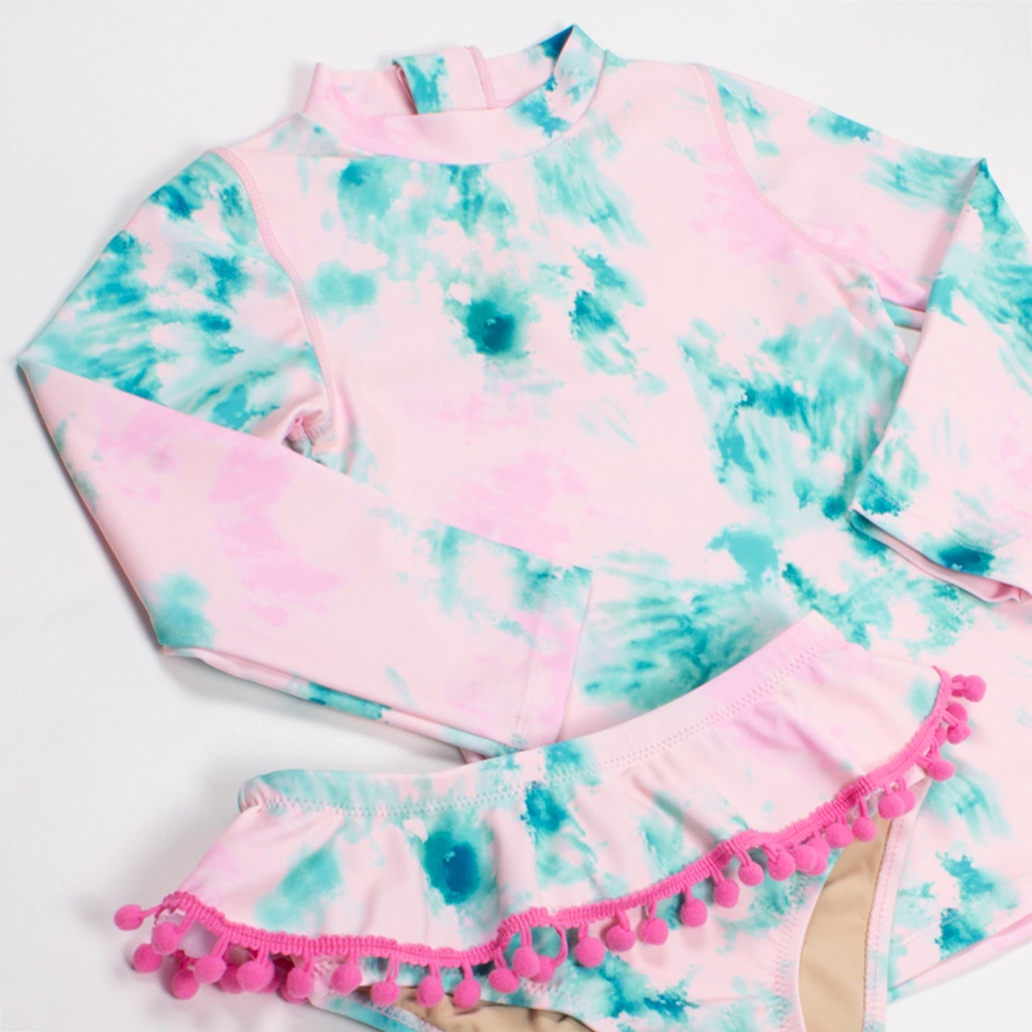 RASHGUARD SET - PREPPY TIE DYE