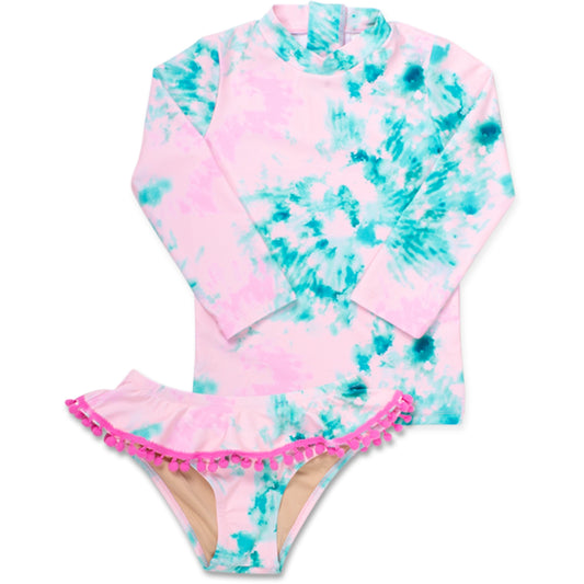 RASHGUARD SET - PREPPY TIE DYE