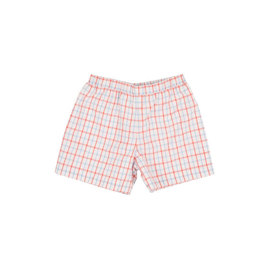 SHELTON SHORTS - CORAL CHANDLER CHECK WITH BEALE STREET BLUE STORK