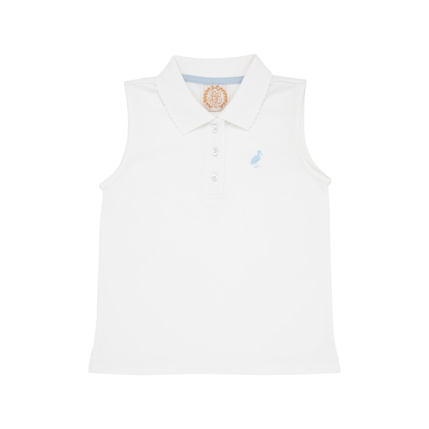 SLEEVELESS ANNA PRICE POLO - WORTH WHITE