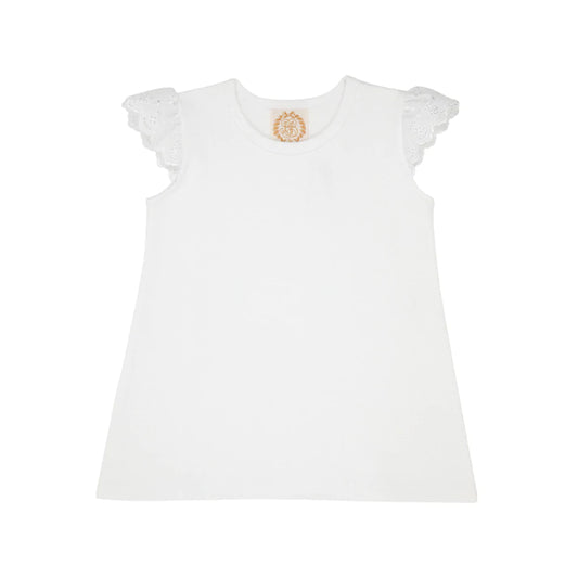 SLEEVELESS POLLY PLAY SHIRT WHITE