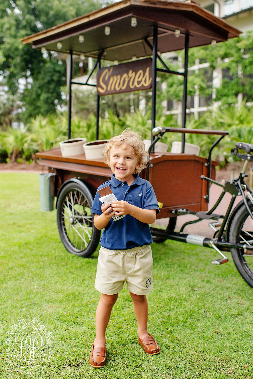 PRIM & PROPER POLO - NANTUCKET NAVY