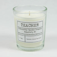 TEACHER CANDLE 3OZ.