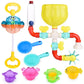 22 PCS BATH TOYS TODDLER FLOWER WATER STATION BATH SQUIRTERS