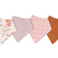 BANDANA BIB SETS - 4PK MORE OPTIONS AVAIL.