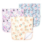 BURP CLOTH SET - 3PK MORE OPTIONS AVAIL.