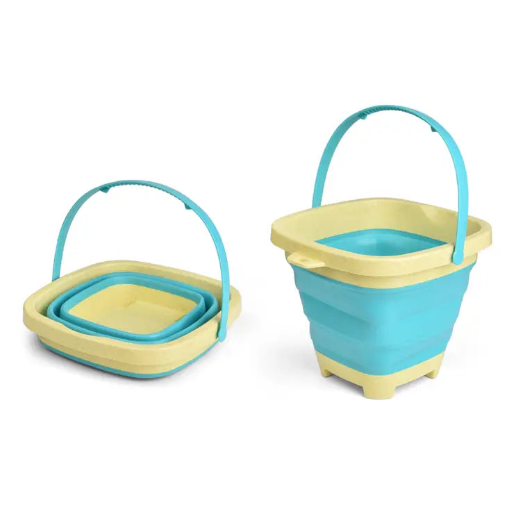 12PC BEACH SAND TOY SET,FOLDABE BEACH BUCKET