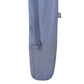 ZIPPERED FOOTIE - SLATE
