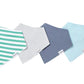 BANDANA BIB SETS - 4PK MORE OPTIONS AVAIL.