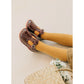 RIBBED KNEE HIGH SOCKS - MUSTARD