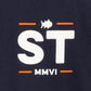 KIDS CAMO STACK LS T-SHIRT - TRUE NAVY